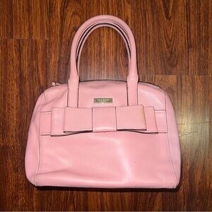 kate spade Pink Leather Bow Satchel Handbag